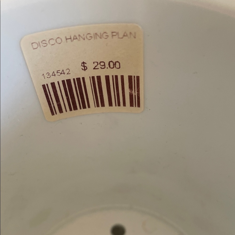 Disco Ball Silver Hanging Planter NWT - Picture 5 of 7